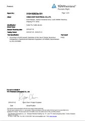 CE Certificate of Cable Tie certificate from Hont Electrical Co., Ltd.