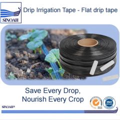 Drip Tape 20cm Spacing HDPE Pipe for Farm Heavy-Duty Drip Irrigation System - RUNWOO (TIANJIN) NEW MATERIAL TECHNOLOGY CO., LTD