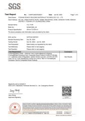 US EPA certificate from Foshan Rongyi Building Materials Technology Co., Ltd.