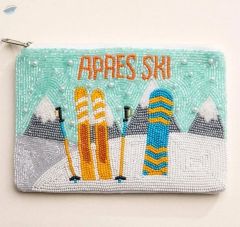 Beaded Mini Pouch Bag, Premium - Image 1