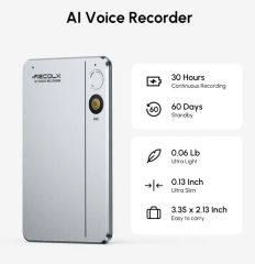 Advanced Ai Voice Recorder with 30 Hours Digital Recording Time - Image 2