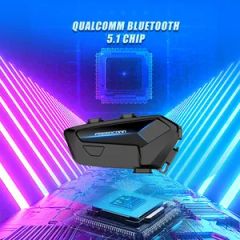 Full Duplex Motorbike Wireless Bluetooth Helmet Interphone 16 Riders Motorcycle Mesh Intercom - Image 4
