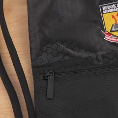 Wholesale Custom Logo Drawstring Backpack Polyester Nylon Bulk Hiking Sport Gym Yoga String Promotional Bags with Letter Pattern - Image 4