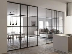 Aluminium Glass Sliding Slim Partition Design Simple Brand Corinzo Material Glass Open Style Sliding Country of Origin Made in - Image 1