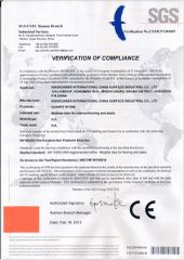Quartz Stone CE Certification certificate from Shenzhen MSUN Sanitary Ware Co., Ltd.