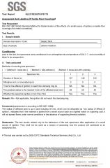 SGS certificate from Gongyi Miracle Trading Co., Ltd.
