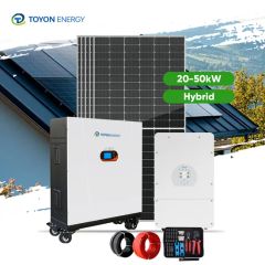 Hybrid Solar Energy System 10kw Solar System with Complete Components Included - Toyon Energy Co., Ltd.