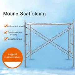 Mobile Scaffold Movable Construction Ladder Scaffolding Mobile Scaffolding Aluminium - Image 3