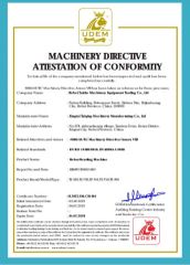 Certificates certificate of Hebei Taizhe Machinery Equipment Trading Co., Ltd. – certificate photo, supplier certificates section