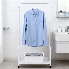 No Drill Coat Rack Practical Rental Home Storage Organizer Color White Style Modern N.W. 2.05 Kg G.W. 2.45 Kg CTN 1 - Image 1
