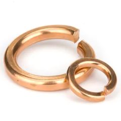 Durable Copper-Plated Spring Washers for Industrial Use and Projects - Image 1