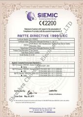 CE Certificate for Gas Detector in 2012 certificate from Shenzhen Chitongda Electronic Co., Ltd.