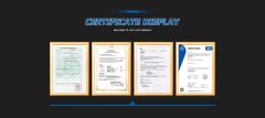 Certificate certificate from Xinbaisheng Technology Co., Ltd