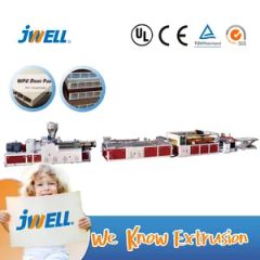 Jwell PVC Door Panel Hollow Board Making Machine with Lamunation/Engraving Machine - Image 1