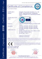 certificates certificate from Qingdao Yeaweyda Machinery Co., Ltd