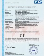Jack CE certificate from Jiangsu Canete Machinery Manufacturing Co., Ltd.
