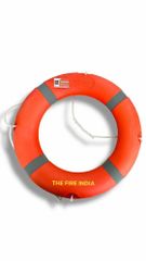 Orange High-density Polyethylene Lifebuoy Rescue Tube Shape O Brand TFI Color Orange Weight As per IS Body Thickness As per - Image 1