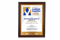 SGS certificate from Qingdao Shunxin Electrical and Mechanical Equipment Co., Ltd.