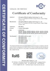 ROHS certificate of Zhongshan Yafei Lighting Technology Co., Ltd. – certificate photo, supplier certificates section