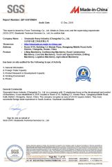 audit supplier certificate of Sinomada Heavy Industry (Changsha) Co., Ltd. – certificate photo, supplier certificates section