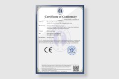 Certificate of Conformity certificate from Chongqing Blue Jay Technology Co., Ltd