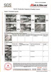 SGS certificate from Chiping Jiabao Decoration Materials Co., Ltd.