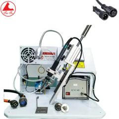 Electric Inclined Foot Operated PCB LED USB Charging Head Connector Welding Cable Circuit Board Aviation Plug Soldering Machine - Guangdong Tuorong Automation Equipment Co., Ltd.