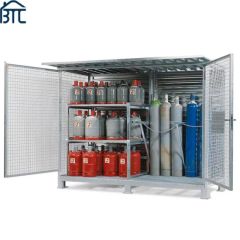 Best Price Customized Safety Steel Mesh Cage Gas Bottle Storage Unit Cages - Image 1