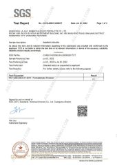 SGS Formaldehyde Release European Standard certificate of Hangzhou La July Bamboo & Wood Products Co., Ltd. – certificate photo, supplier certificates section