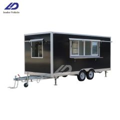 2025 Top Quality Pizza Food Cart Hot Dog Street Mobile Food Trucks Coffee Cart Ice Cream Refrigerated Food Trailer - Qingdao Leader Vehicle Industry Co., Ltd