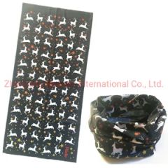 OEM Customized Logo Printed Polyester Microfaser Neck Bandanas Multifunctional Loop Tube Scarves - Image 6
