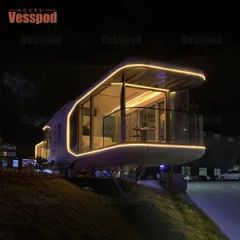 Prefabricated Modular Home Space Capsule Aluminum Container Prefab House - Qingzhou Vessel Housing Technology Co., Ltd.