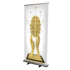 Large Hand Hold Easy Retractable Rolling Roll up Banner Display - Suzhou Zhijie Advertising Co., Ltd.