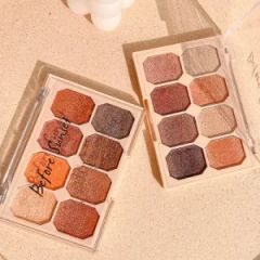 Earth Color Eyeshadow Trimming Plate Pearl Color Makeup Beauty Product - Image 1