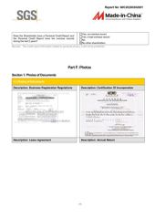 SGS certificate from GUANGZHOU BEAUTY COSMETICS CO., LIMITED