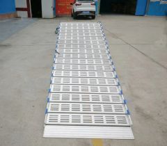 Portable Car Aluminum Alloy Loading Ramps, Motorcycle Ramp Color Silver Trademark Dragon Foldable Foldable Material Aluminum - Image 3