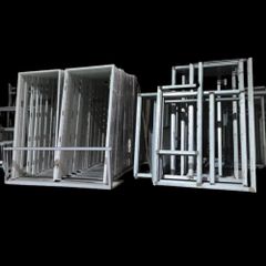 White GI Door Frame Color White Height 7 Feet Style Rectangular Product Material GI Usage/Application - Image 1