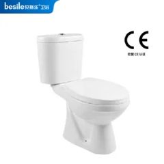 Easy Clean Dual Flush Toilet with Quick Release Bumpers - Image 1