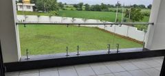 Mild Steel S S Balcony Railing With Glass, For Home Design Bar Position Balcony I Deal In New Only Material Grade Ss304 Usage/Application - Sahajanand  Engineering Company