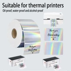 Cross-Border Special Packaging Thermal Laser Self-Adhesive Label Stickers - Image 1