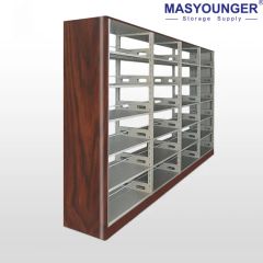 Double Faced Book Rack Steel Bookcases Modern Metal Storage Cabinet Bookshelf Custom Home Office Library Book Shelf - Image 3