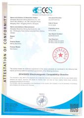 Certificate certificate from Shanghai Shanzhuo Mining Machinery Co., Ltd