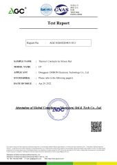 Halogen-free certificate from ShenZhen DuBang Technology Co., Ltd.