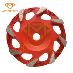 150mm Cup Wheel Grinding Disk with 19mm Middle Hole Hole 19mm Shapes Round HS Code 84669390 Model NO. CW-17A Trademark - Xiamen Mosdan Import & Export Co., Ltd.