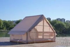 Large Outdoor Family Camping Tent Waterproof Oxford Canvas Air Cushion Inflatable Function - Tangshan Nuoyida Trading Co., Ltd