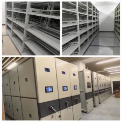 Hospital Medical Cart Storage Library Shelving Systems Fireproof Document Storage Movable High - Density Storage Container Compact Shelving - Image 3
