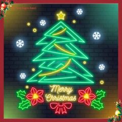 Vibrant LED Neon Lights for Christmas Holiday Party Decoration - Image 1