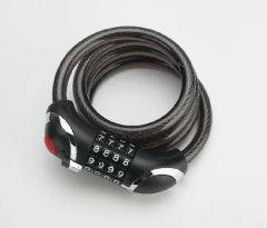 Cable Lock Combination Bicycle Lock Factory Price Color Black Brand Naibao Trademark Nurbo Model NO. SL5010 HS Code - Image 1