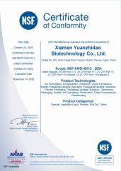 GMP certificate certificate from Tidetech(Xiamen) Co., Ltd.