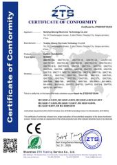 ROHS certificate from Nanjing Qineng Electronic Technology Co., Ltd.